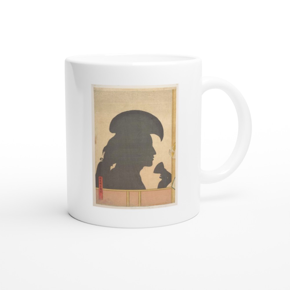 Silhouette Image of Kabuki Actor