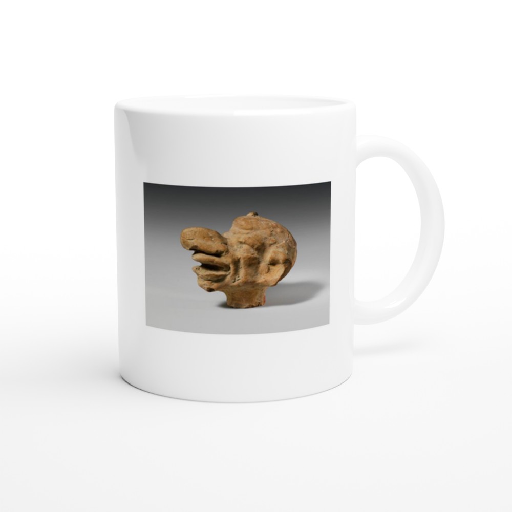 Terracotta grotesque head