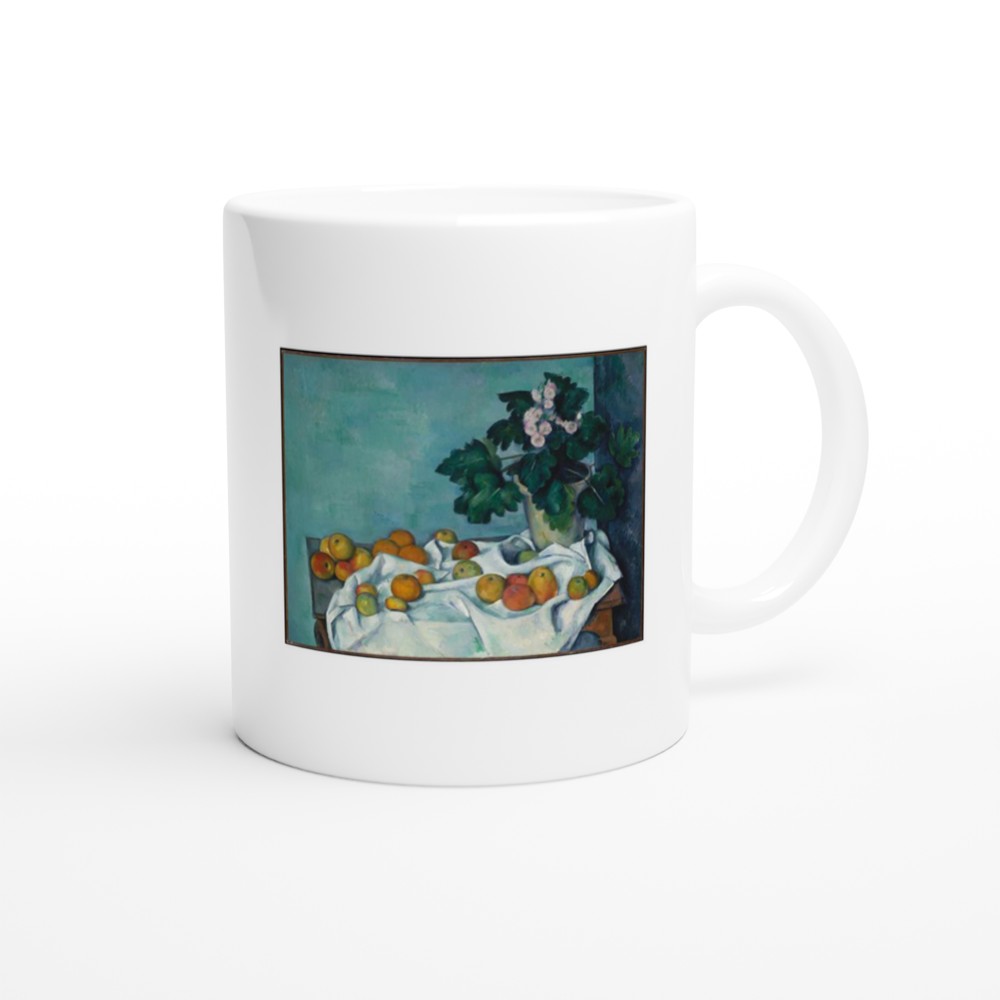 Still Life with Apples and a Pot of Primroses