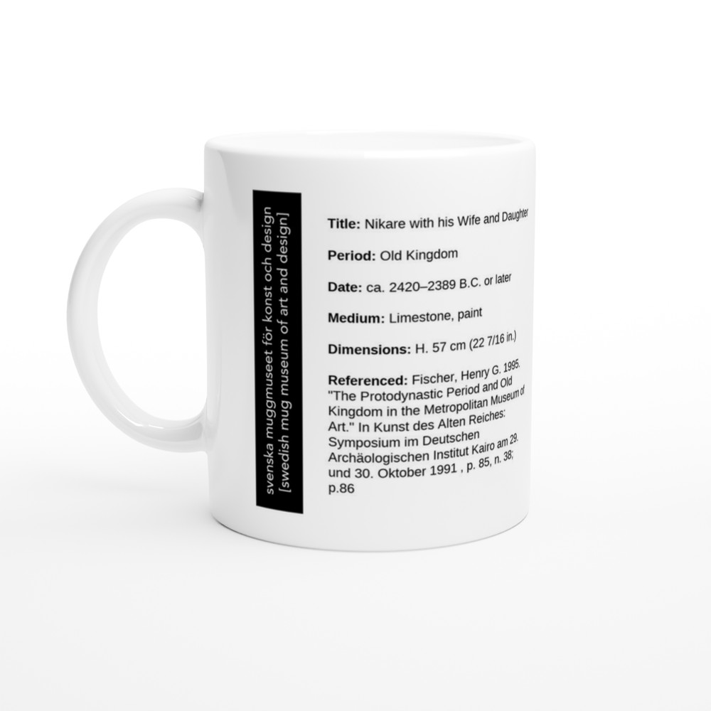 Nikare with his Wife and Daughter — label view