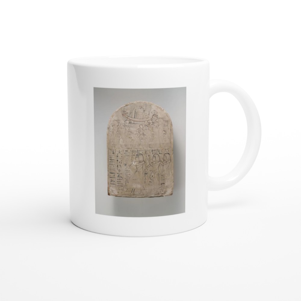 Stela of the royal scribe Amunnakht praising the divine barque of Amun-Re, Lord of the Thrones of the Two Lands