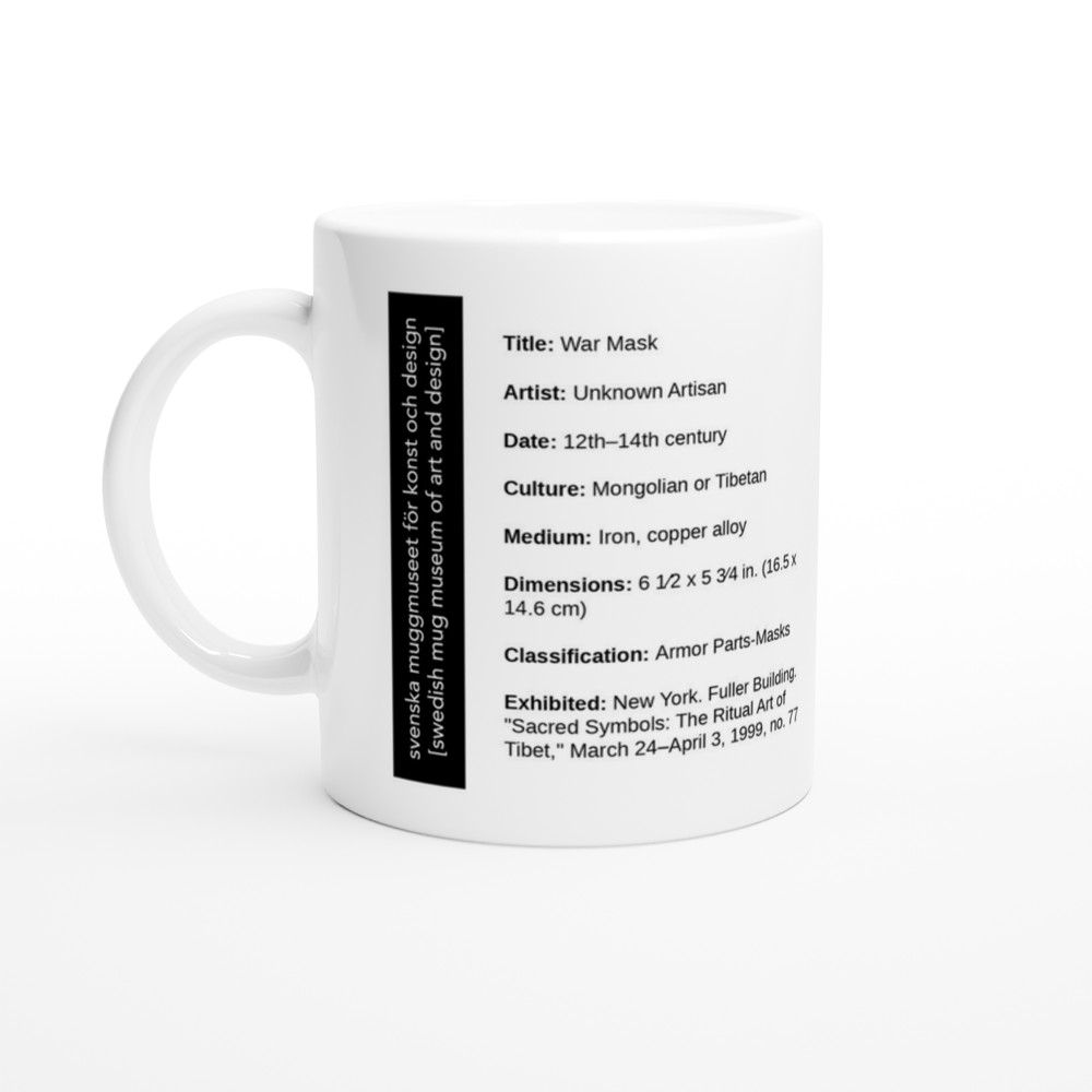 War Mask — label view