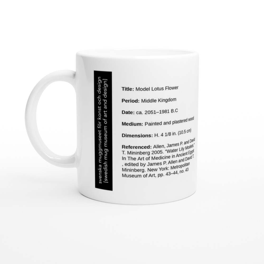 Model Lotus Flower — label view