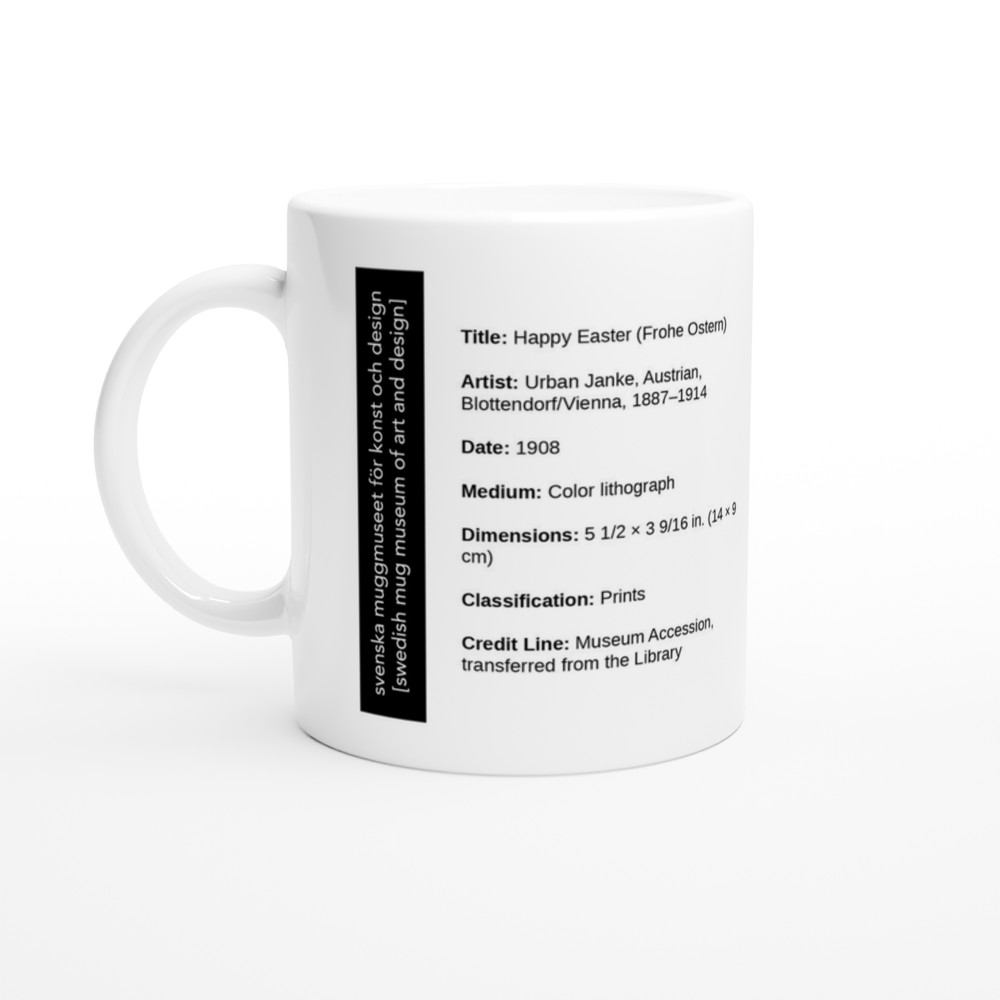 Happy Easter (Frohe Ostern) — label view