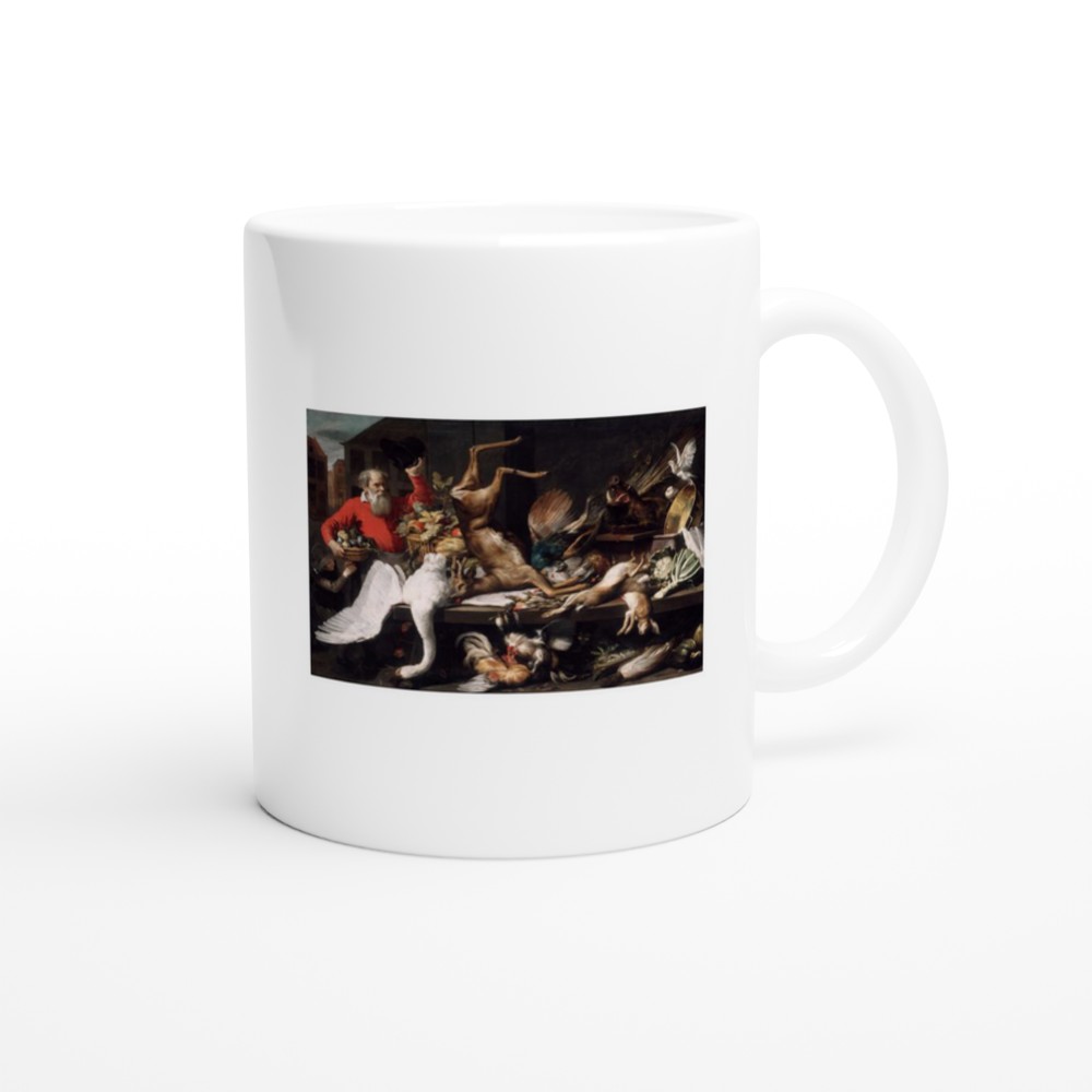 Still Life with Dead Game, Fruits, and Vegetables in a Market