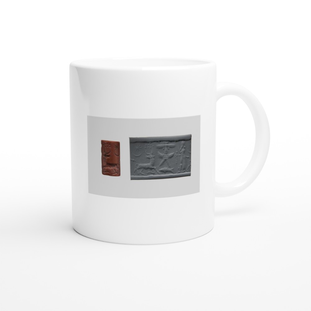 Cylinder seal with cultic scene